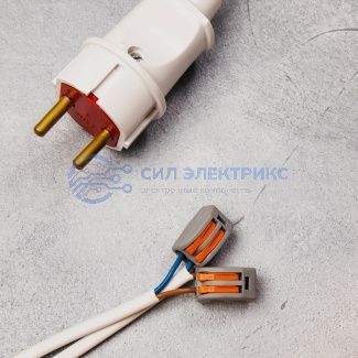 Универсальная клемма СМК 222-412, 2-проводная серая 0,08-2,5/4 мм², (3шт.) (пакет) PROconnect фото Универсальная клемма СМК 222-412, 2-проводная серая 0,08-2,5/4 мм², (3шт.) (пакет) PROconnect