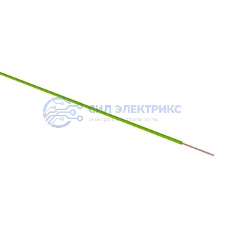 Провод ПГВА REXANT 1х2.50 мм², зеленый, бухта 100 м фото Провод ПГВА REXANT 1х2.50 мм², зеленый, бухта 100 м