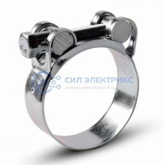 фото Хомут силовой 20-22-0,8мм, (10 шт/уп) REXANT