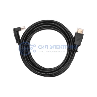 Кабель HDMI - HDMI 1,4, 3м, Gold, угловой, PROconnect фото Кабель HDMI - HDMI 1,4, 3м, Gold, угловой, PROconnect