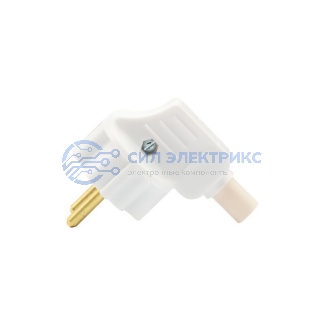 фото Вилка Евро угловая с з/к, 16А REXANT