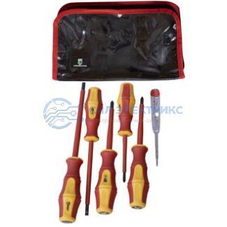 Набор диэлектр. отверток НИО-06 фото Набор диэлектр. отверток НИО-06