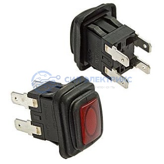 Клавишный переключатель SB146, IP65, on-off, размеры 13x19 мм, номинальное напряжение 250 В, ток 6 А фото Клавишный переключатель SB146, IP65, on-off, размеры 13x19 мм, номинальное напряжение 250 В, ток 6 А