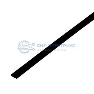фото Трубка термоусаживаемая ТУТ нг 4,0/2,0мм, черная, упаковка 50 шт. по 1м REXANT