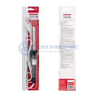 фото Паяльник с керам. нагревателем, серия ЭПСН, 40Вт, 230В, блистер REXANT