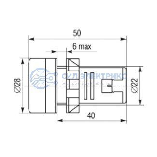 Матрица светодиодная AD22-230 В белая фото Матрица светодиодная AD22-230 В белая