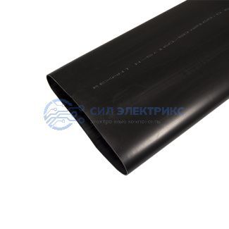 фото Трубка термоусаживаемая СТТК (3-4:1) среднестенная клеевая 160,0/50,0мм, черная, упаковка 1 шт. по 1м REXANT