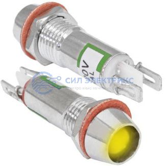 фото Светодиодный индикатор (лампа) L-615-Y 220v (8mm)