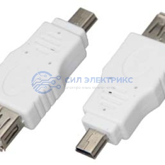 Переходник гнездо USB-A (Female)-штекер miniUSB (Male) REXANT фото Переходник гнездо USB-A (Female)-штекер miniUSB (Male) REXANT