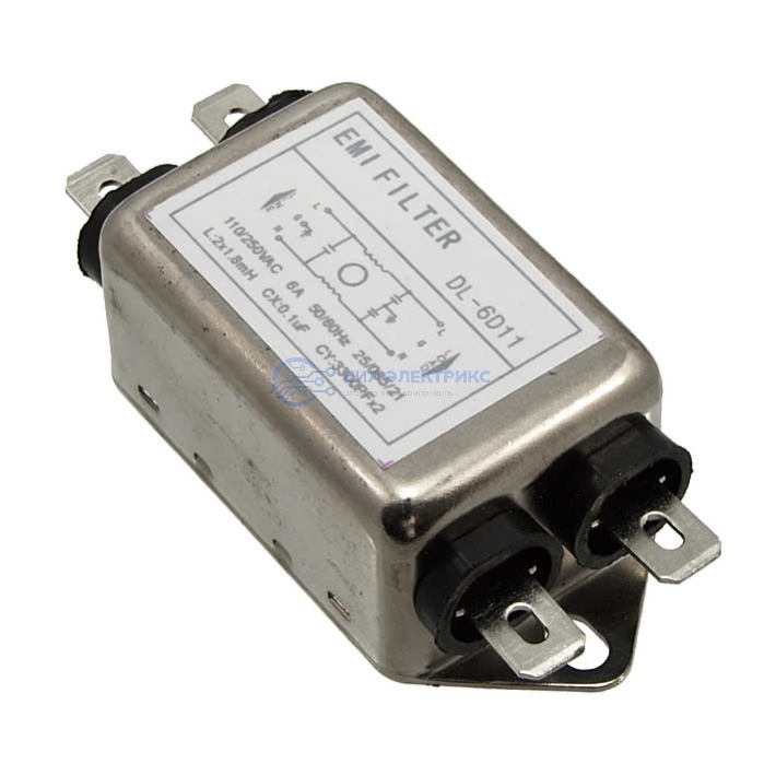 Фильтр сетевой DL-6D11 фото Фильтр сетевой DL-6D11