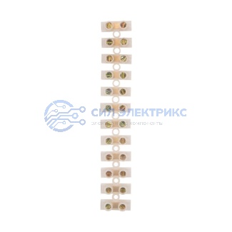 Клеммная колодка винтовая KВ-14 (6-14 мм²), ток 20 A, полиэтилен белый (ЗВИ) REXANT фото Клеммная колодка винтовая KВ-14 (6-14 мм²), ток 20 A, полиэтилен белый (ЗВИ) REXANT