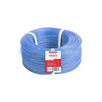 фото Провод ПГВА REXANT 1х1.50 мм², Cu, синий, бухта 200 м