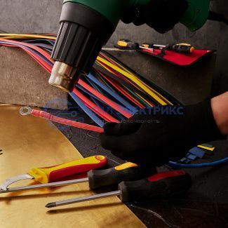 Набор термоусаживаемых трубок ТУТ нг 10,0/5,0мм, пять цветов, упаковка 50 шт. по 1м REXANT фото Набор термоусаживаемых трубок ТУТ нг 10,0/5,0мм, пять цветов, упаковка 50 шт. по 1м REXANT