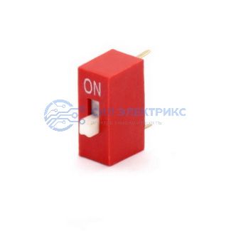 фото Переключатель SWD1-1 (DS-01), Вдм1-1, 1 переключатель, стандартный, пластиковый корпус, 2.54 мм шаг