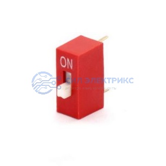 фото Переключатель SWD1-1 (DS-01), Вдм1-1, 1 переключатель, стандартный, пластиковый корпус, 2.54 мм шаг