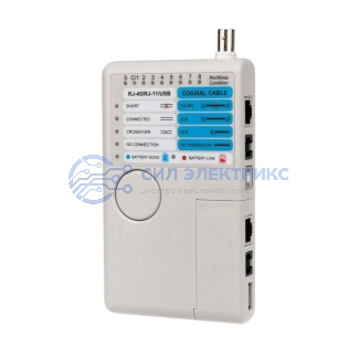 фото Тестер кабеля универсальный 5 в 1 RJ-45+RJ-11/RJ-12+1394+USB+BNC 3468 REXANT