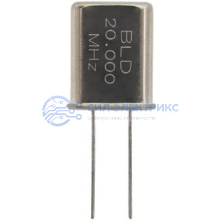 фото Кварцевый резонатор HC49U 20 MHz 16pF 30ppm, монтаж SMD