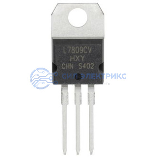 Микросхема питания L7809CV (HXY), 9V, 1A, корпус TO-220, от -40°C до +125°C фото Микросхема питания L7809CV (HXY), 9V, 1A, корпус TO-220, от -40°C до +125°C
