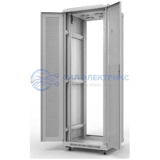 Шкаф напольный 19" серии Standart 42U 600х1000мм, передняя и задняя распашные перфорированные двери, RAL7035 (состоит из 3 частей) REXANT фото Шкаф напольный 19" серии Standart 42U 600х1000мм, передняя и задняя распашные перфорированные двери, RAL7035 (состоит из 3 частей) REXANT