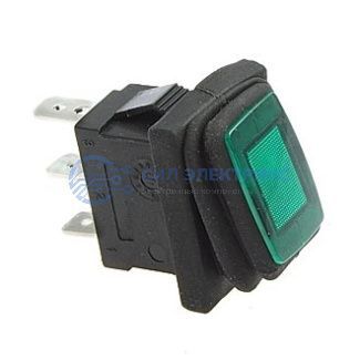 фото Клавишный переключатель SB008-12V, IP65, on-off, размеры 13x19.2 мм, номинальное напряжение 12 В, ток 6 А