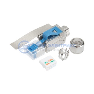 Разъем RJ-45(8P8C) полевой заделки под витую пару, FTP, CAT 6А (50 µ"/ 50 микродюймов) серия PRO REXANT фото Разъем RJ-45(8P8C) полевой заделки под витую пару, FTP, CAT 6А (50 µ"/ 50 микродюймов) серия PRO REXANT