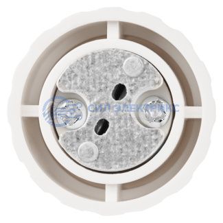 фото Переходник цокольный E14-GU5.3 белый REXANT