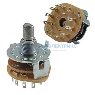 фото Переключатель SR25-1-1-12, на провод, номинальное напряжение 250 В, ток 10 А