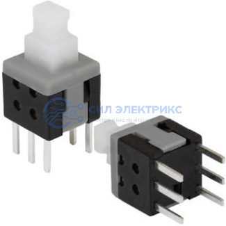 фото Миниатюрная кнопка PB22E06 с фиксацией 6x6x10 mm