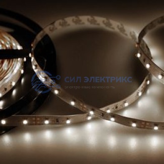 фото LED лента 5м открытая, 8 мм, IP23, SMD 2835, 60 LED/m, 12 V, цвет свечения белый LAMPER