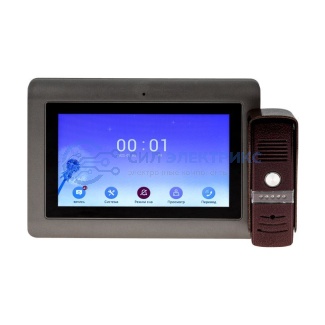 фото Комплект сенсорного Smart видеодомофона Full HD 7" SECURIC