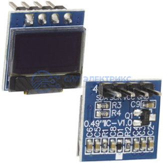 Дисплей DSM-OLED-0.49-4P-B фото Дисплей DSM-OLED-0.49-4P-B