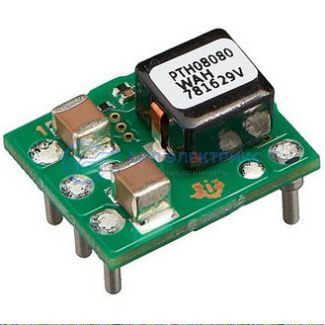 Микросхема питания PTH08080WAH, 12V, 1.5A, корпус SIP-8, от -40°C до +125°C фото Микросхема питания PTH08080WAH, 12V, 1.5A, корпус SIP-8, от -40°C до +125°C