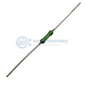 фото Резистор постоянный С1-4, 120 кОм, мощность 0.125 Вт, углеродистый, корпус THT