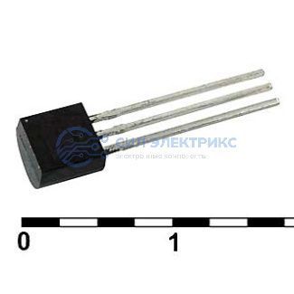 фото Датчик температуры LM335Z, аналоговый, диапазон -40…+100 °C
