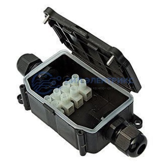 Коробка распределительная BOX-2-1 IP65 2pin CA10 10A/450V фото Коробка распределительная BOX-2-1 IP65 2pin CA10 10A/450V