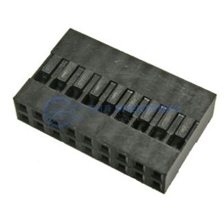 фото Гнездо для плат 2,54 мм BLD 2×09 (BLD-18), 18 контактов
