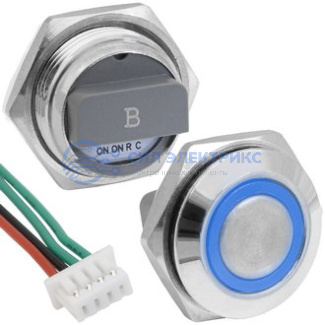 фото Кнопка антивандальная GQ16TF-4E/B/N off-(on)
