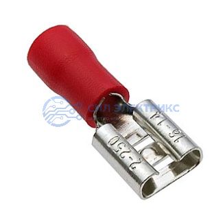 фото Клемма ножевая изолированная FDD2-250 red