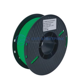 фото Филамент для 3D-принтера PLA-1.75-GRN-1KG