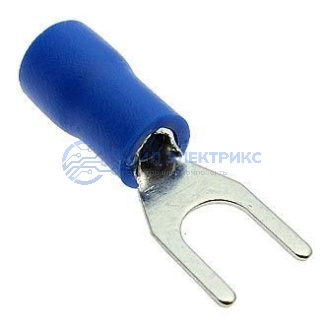 фото Наконечник кабельный вилочный изолированный SVS1.25-4 blue