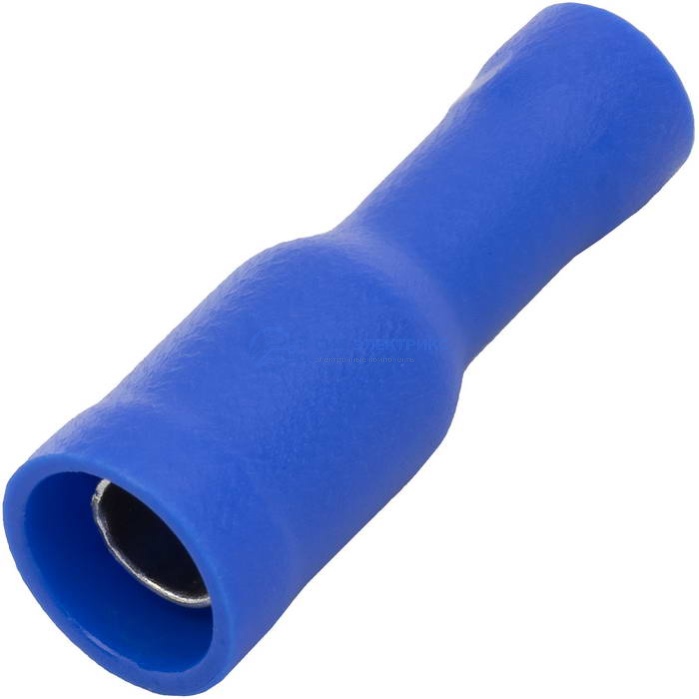 Разъем штекерный изолированный FRD2-156 blue (d-4mm) фото Разъем штекерный изолированный FRD2-156 blue (d-4mm)