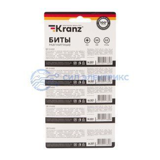 Бита PZ 2x50 мм для шуруповерта сталь S2 5 шт. (лента) Kranz фото Бита PZ 2x50 мм для шуруповерта сталь S2 5 шт. (лента) Kranz