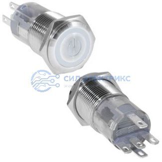 Кнопка антивандальная LAS2GQF-11ZET/w/N on-on фото Кнопка антивандальная LAS2GQF-11ZET/w/N on-on