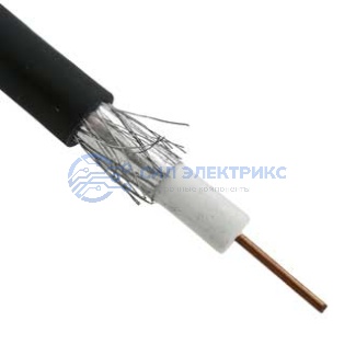 фото Кабель коаксиальный RG-6U black (100m)