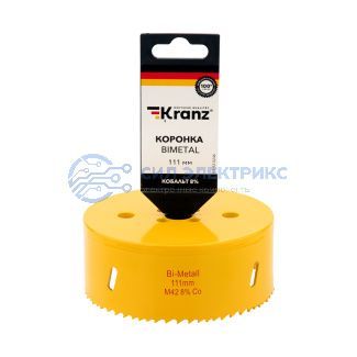 Коронка Bimetal 111 мм Kranz фото Коронка Bimetal 111 мм Kranz