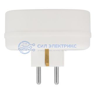 Двойник электрический 16 А с заземлением белый REXANT фото Двойник электрический 16 А с заземлением белый REXANT