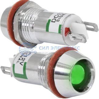 фото Светодиодный индикатор (лампа) L-617-G 12v (12mm)