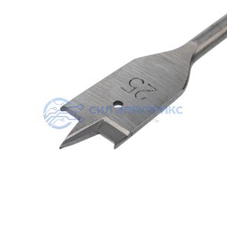 Сверло перовое по дереву 25х152 мм (шестигранный хвостовик) Kranz фото Сверло перовое по дереву 25х152 мм (шестигранный хвостовик) Kranz