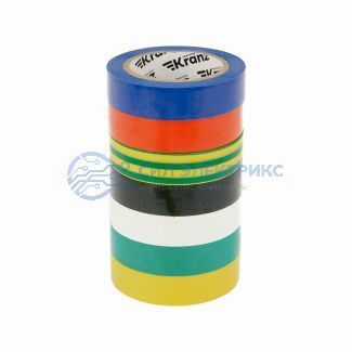 фото Набор изоляционных лент 0,13х15 мм, 10 м, 7 цветов KRANZ