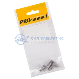 фото Соединительный изолирующий зажим PROconnect "СИЗ-1", 1,0-3,0 мм², серый, 5 шт.